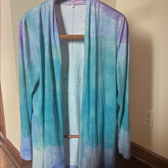 Colorful Geometric Patterned Cardigan - Picture 4 of 6